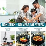 Pendeford Value Plus Cookware Set Non-Stick Carbon Steel Pans Lids view 5