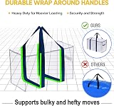 VenO 4 Pack Extra Large Moving Storage Bags with Zips Heavy Duty Organizer view 8