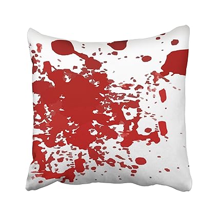 Amazon Com Emvency Accrocn Halloween Blood Splatter Pillow Covers