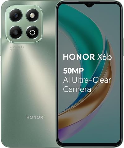 HONOR X6b Unlocked 6.56-inch 90Hz 4GB+128GB 50MP Triple Camera Green