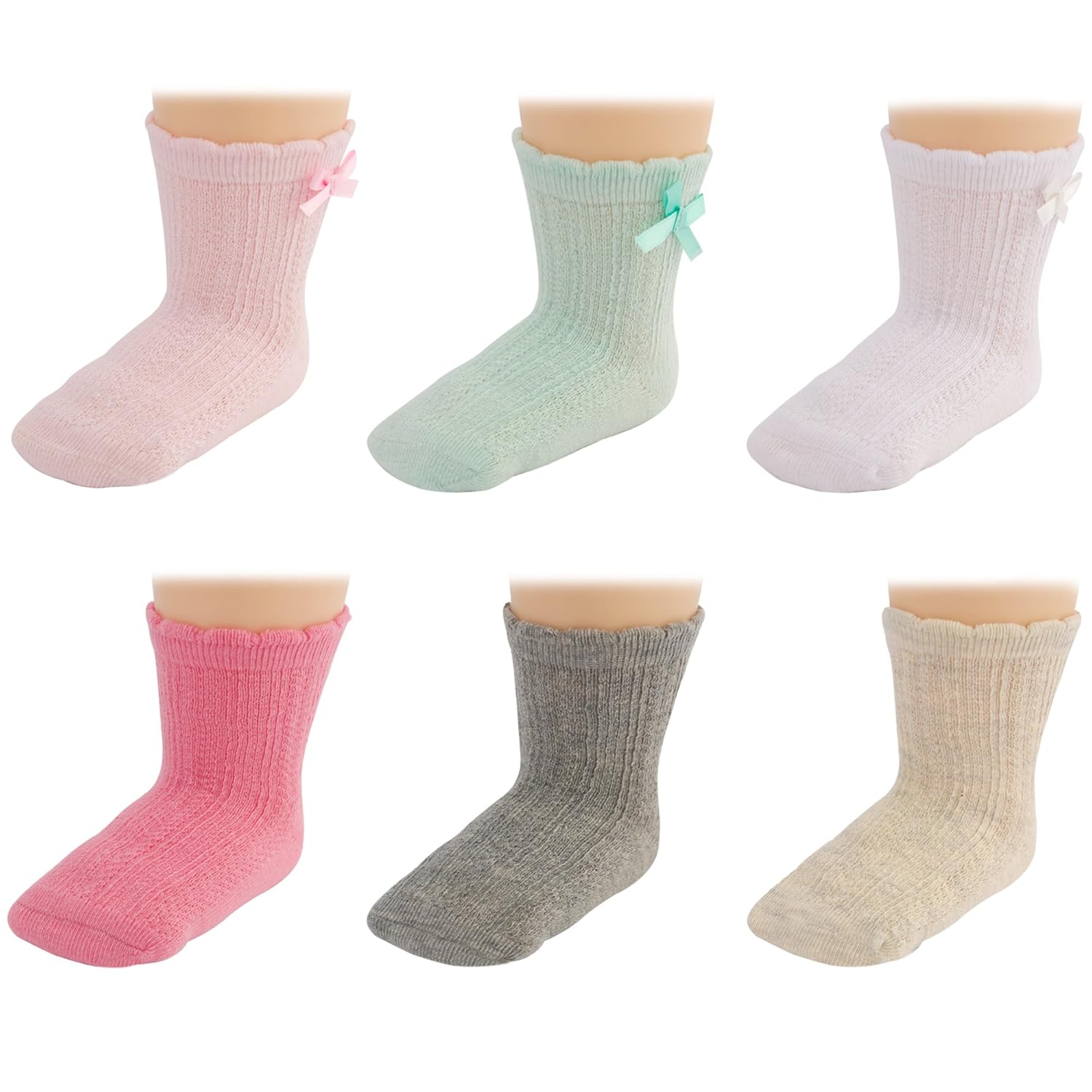 Buy Infant Toddler Baby Girls Cute Dress Cotton Boots Socks with Bow