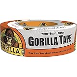 Gorilla White Duct Tape, 1.88" x 30 yd, White, (Pack of 1)