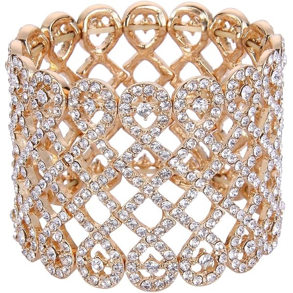 thumbnail image 2 of Silver Religious Scrollwork Stretch Bangle Bracelet – 'Protect This Woman' 2 of 3
