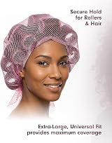 Tredoni 120x85cm Triangular Hair Setting Net | Heat-Resistant Universal Size view 3