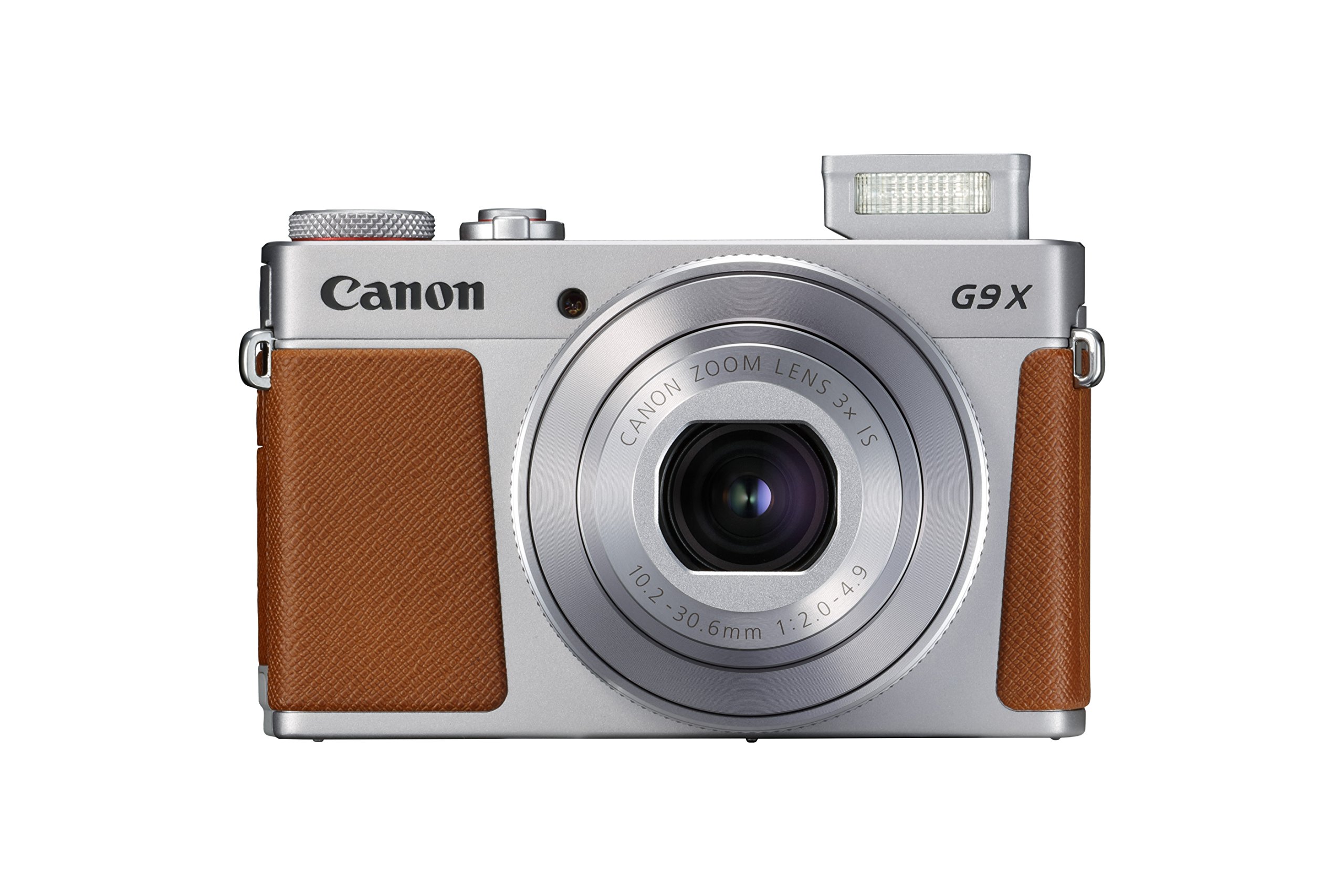 Canon PowerShot G9 X Mark II Compact Digital Camera w/ 1 Inch Sensor and 3inch LCD - Wi-Fi, NFC, & Bluetooth Enabled (Silver)