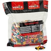 Venco Dutch Small Torpedoes Coloured Kleurendrop Liquorice 1 kg
