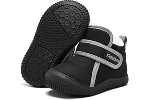 MORENDL Toddler Snow Boots Baby Booties Infant Winter Shoes First Walking Shoes