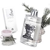 Aprilous Makeup Brush Cleaner with Silicone Mat, Tea Tree Oil, Shampoo for Sponges & Puffs, Deep Cleaning, Antibacterial, Conditions Bristles, Gentle, Vegan & Cruelty-Free, 6.76 fl.oz