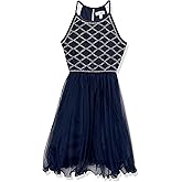 Speechless Girls Halter Neck Fit and Flare Party Dress