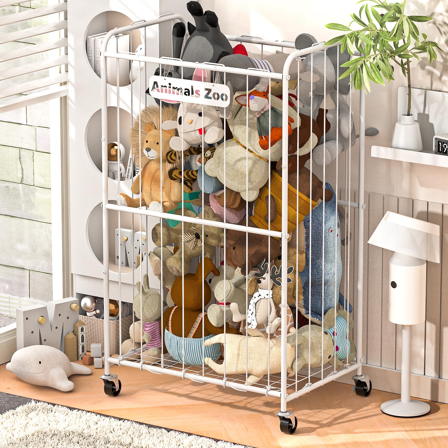 Stuff Storage YKDIRECT 210L Stuffed Animal Organizer Plush Toy Storage Organizer Toy ...