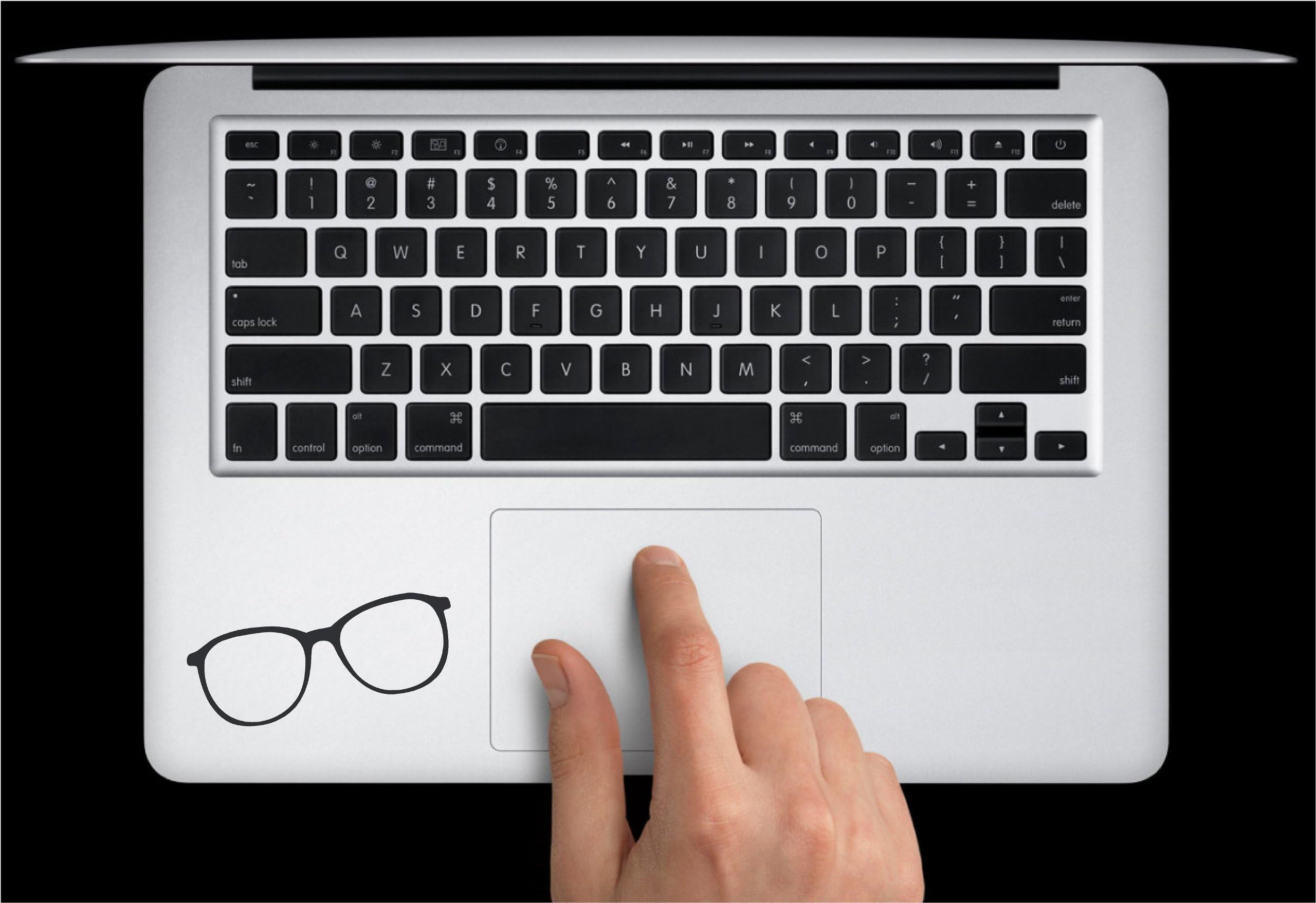 Geek Glasses Keypad Iphone Ipad Macbook Decal Skin Sticker Laptop