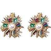 Medieval Vintage Silvery Flower Earrings for Women Hypoallergenic