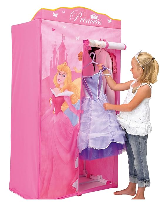 Disney Princess Fabric Wardrobe Amazon Co Uk Kitchen Home