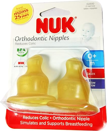 latex nipple for breastfed baby