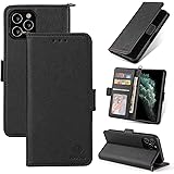 FEPULI iPhone 12 Pro Max Flip Case, iPhone 12 Pro Max Wallet Case 6.7 inch with [Shockproof TPU Interior Case] Credit Card Ho