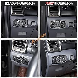 Car Centre Console Headlight Switch Buttons Frame