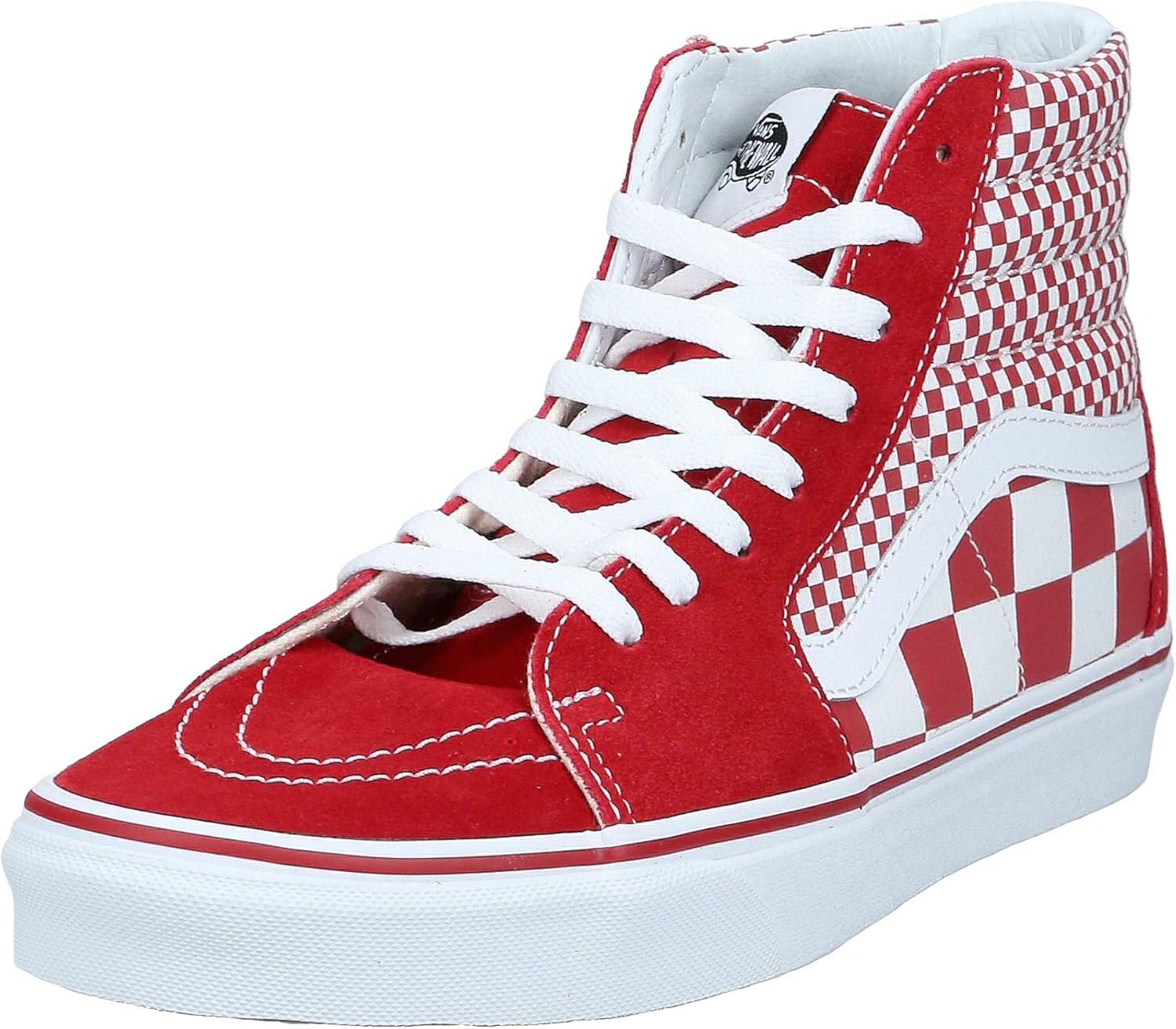 high top red vans womens