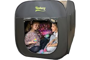 Sensory Tent for Kids with Autism, ADHD, SPD - Calm Corner Hideout Den for Children to Play and Relax - Pop-up Blackout Play 