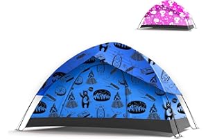 ANJ OUTDOORS KidzAdventure 2 in 1 Kids Play Tent/Kids Tent for Camping | 1 – 2 Person Backpacking Tent for Kids | Ultralight Indoor & Outdoors Kids Tents