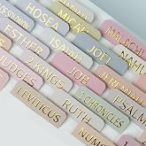 JIXZEN Bible Tabs for Women and Men, 75 Boho Laminated Index Tabs | Embossed Gold Foil Lettering, Durable Bible Study and Journaling Tabs, Easy Navigation, Bible Journaling Supplies