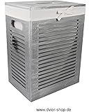 Wasmand Chic - wit - 60l | Leen Bakker