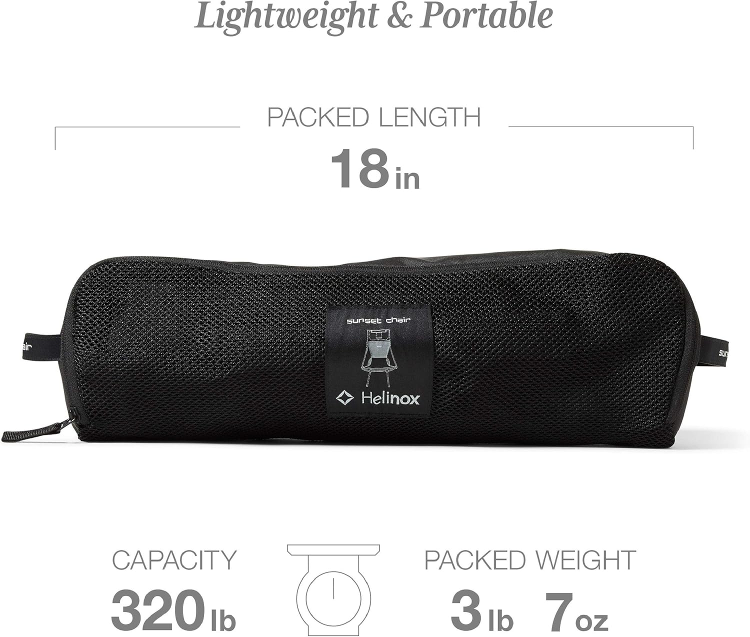 helinox sunset chair black