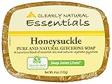 Clearly Natural, Glycerine Soap Bar, Honeysuckle, 4