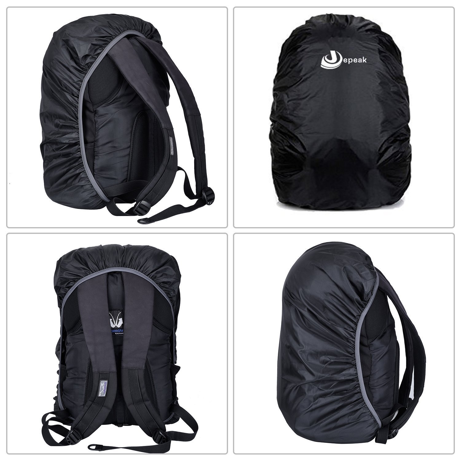 Waterproof Backpack Rain Cover, Elastic Adjustable, 30L40L Pack Cover