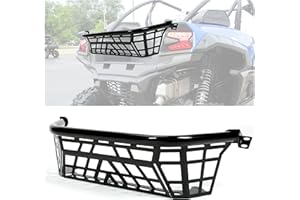 KUAFU Cargo Barricade Compatible with 2020-2025 Kawasaki Teryx KRX 1000 2023-2025 KRX4 1000 Luggage Rack Steel Cargo Bed Enclosure Tailgate Black Powder Coated