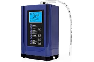 AlkaDrops Water Ionizer, Water Purifier Machine PH 3.5-10.5 Alkaline Acid Water Machine,Up to -500mV ORP, 6000 Liters Per Fil