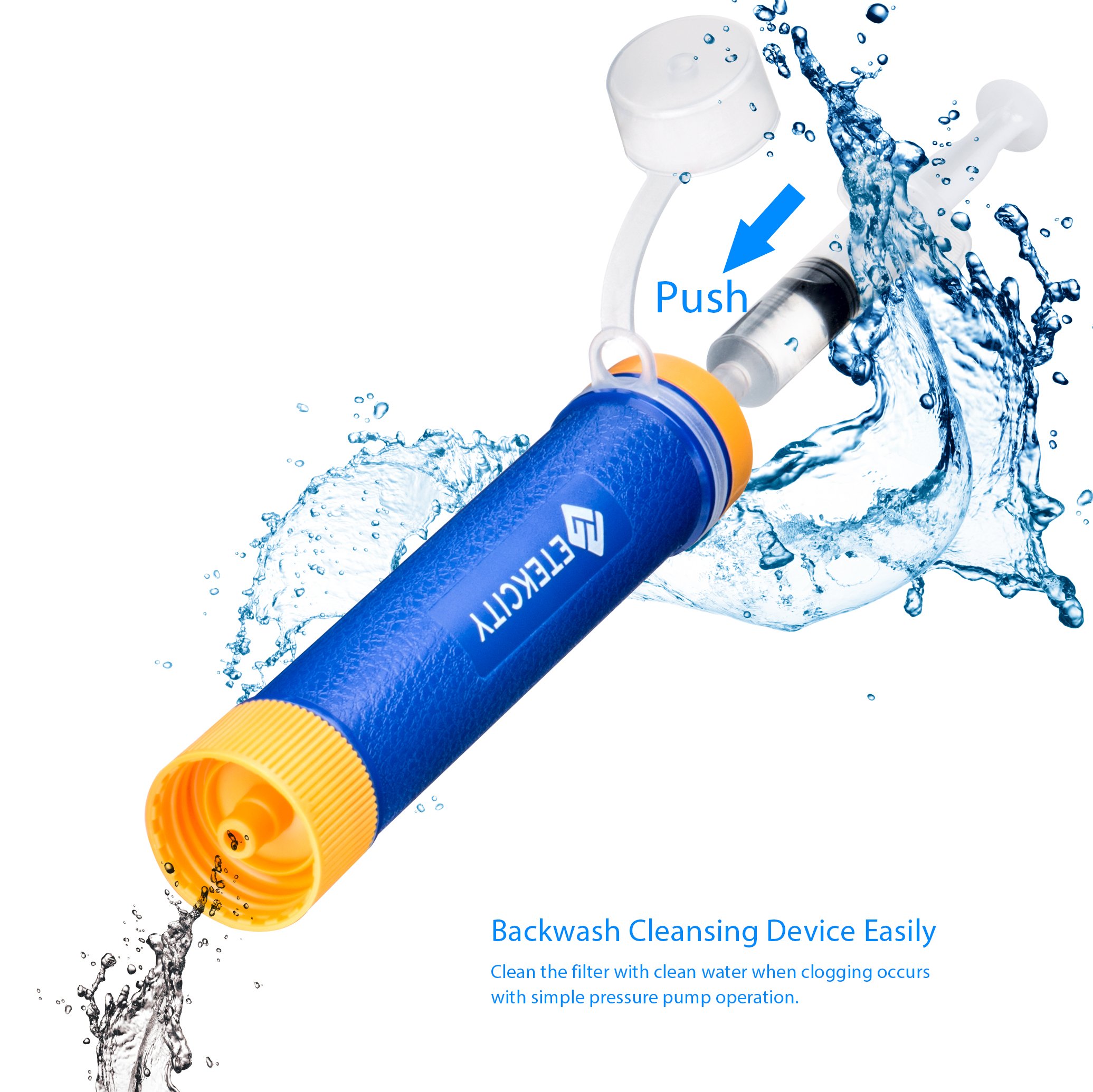 Water Filter Purifier Absolute Filtration Survival Emergency Kit