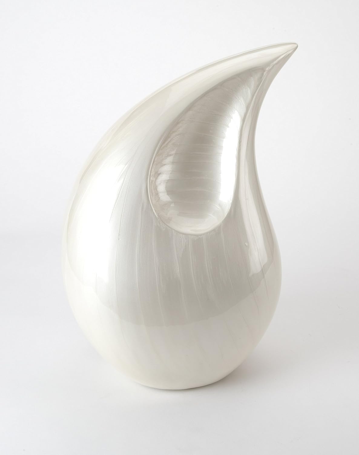 URNS UK Tiverton Cremation Ashes Urn, White, 21.5x17x32.5 cm - Image 3