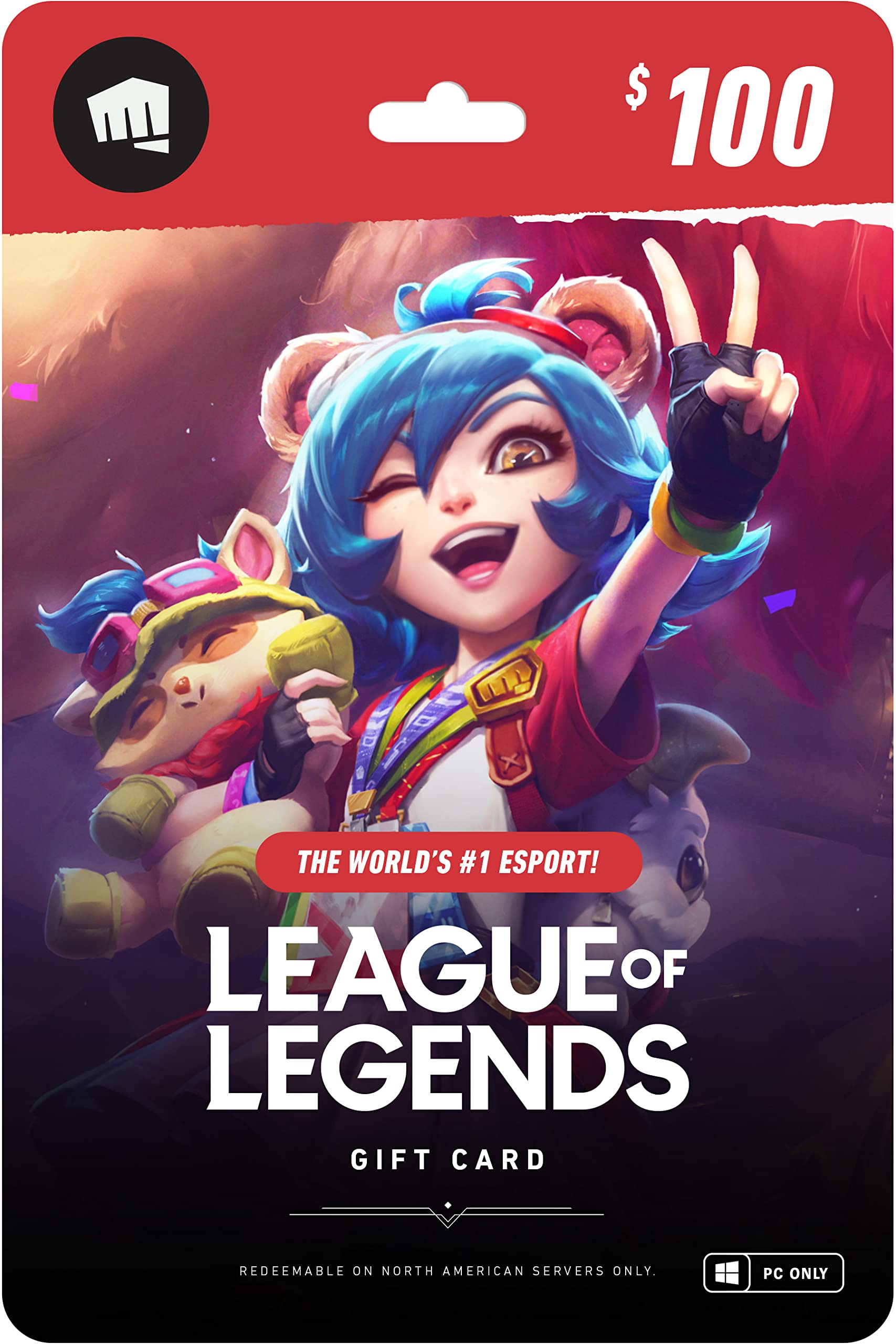 League of Legends $100 Gift Card - NA Server Only