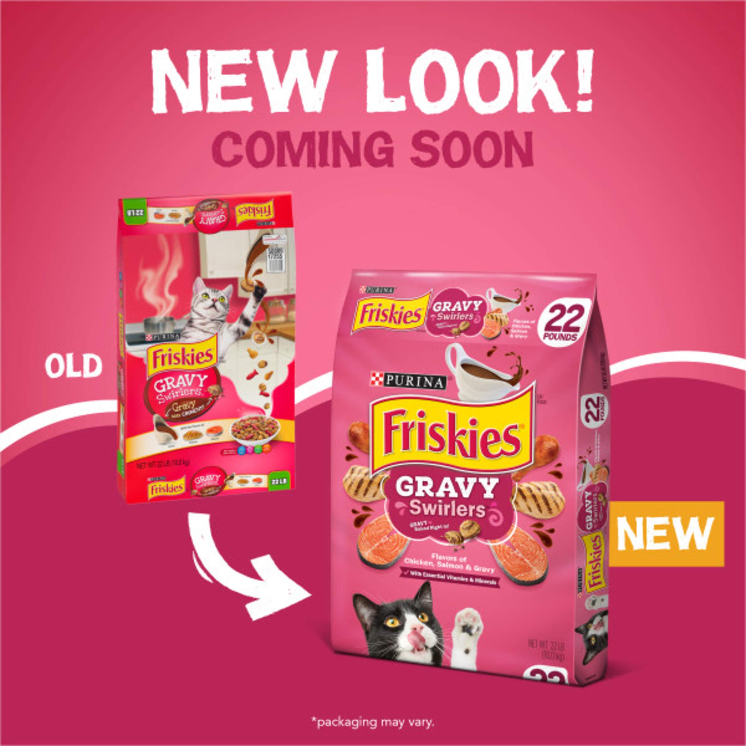 Purina Friskies Dry Cat Food, Gravy Swirlers 22 lb. Bag Buy Online