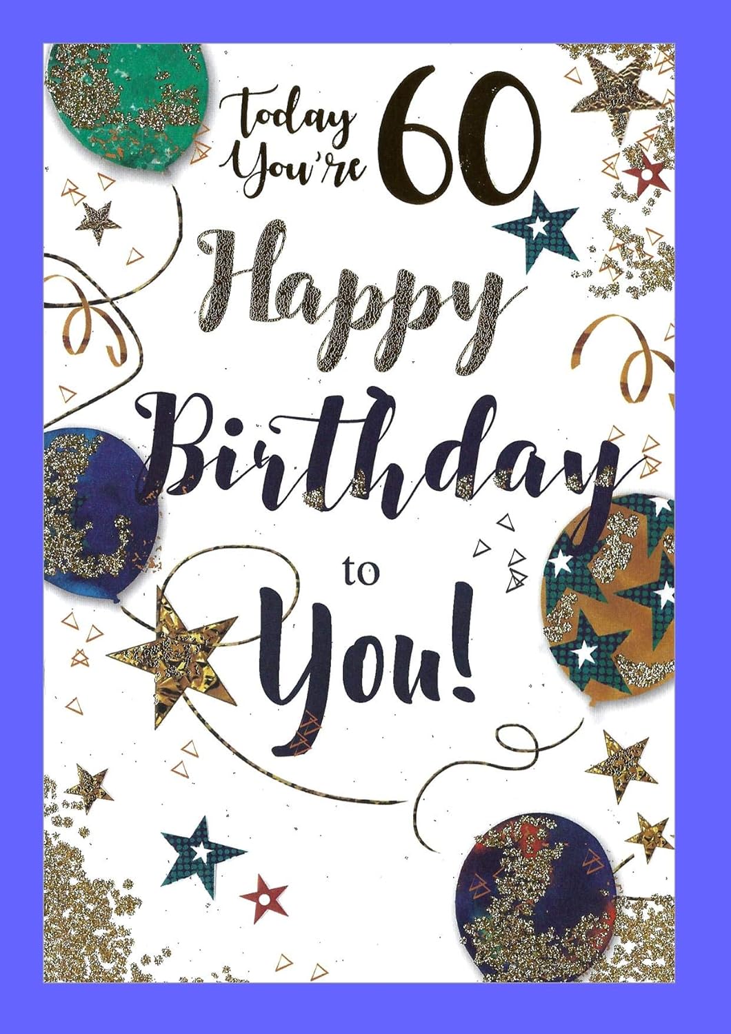 Regalos Originales Hombre 60 Años Tarjeta De Cumpleaños Para 60