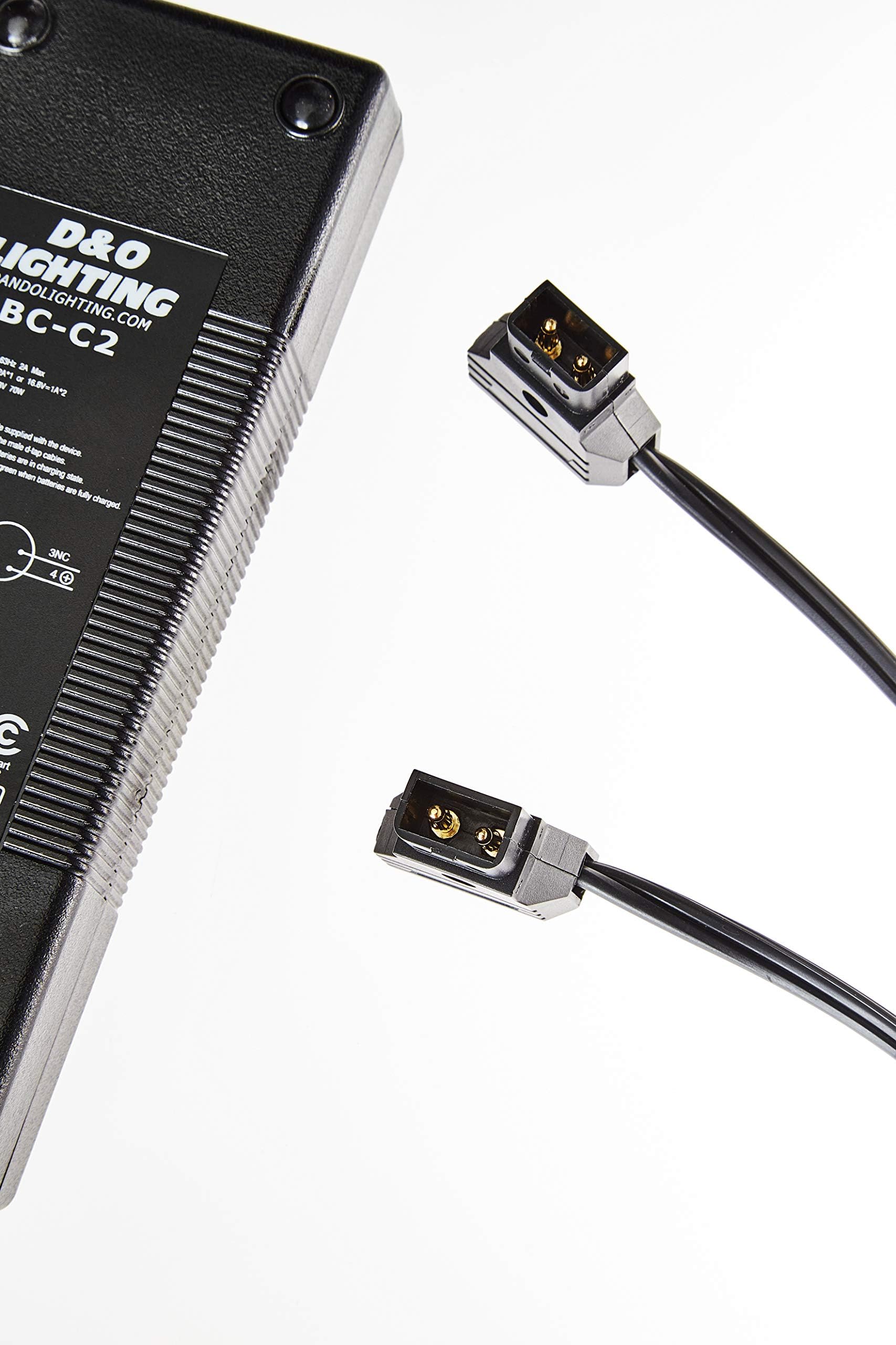 Comer Travel Charger for Sony V-Mount/V Lock and Anton Bauer Gold Mount Batteries Dual D-Tap (P Tap)