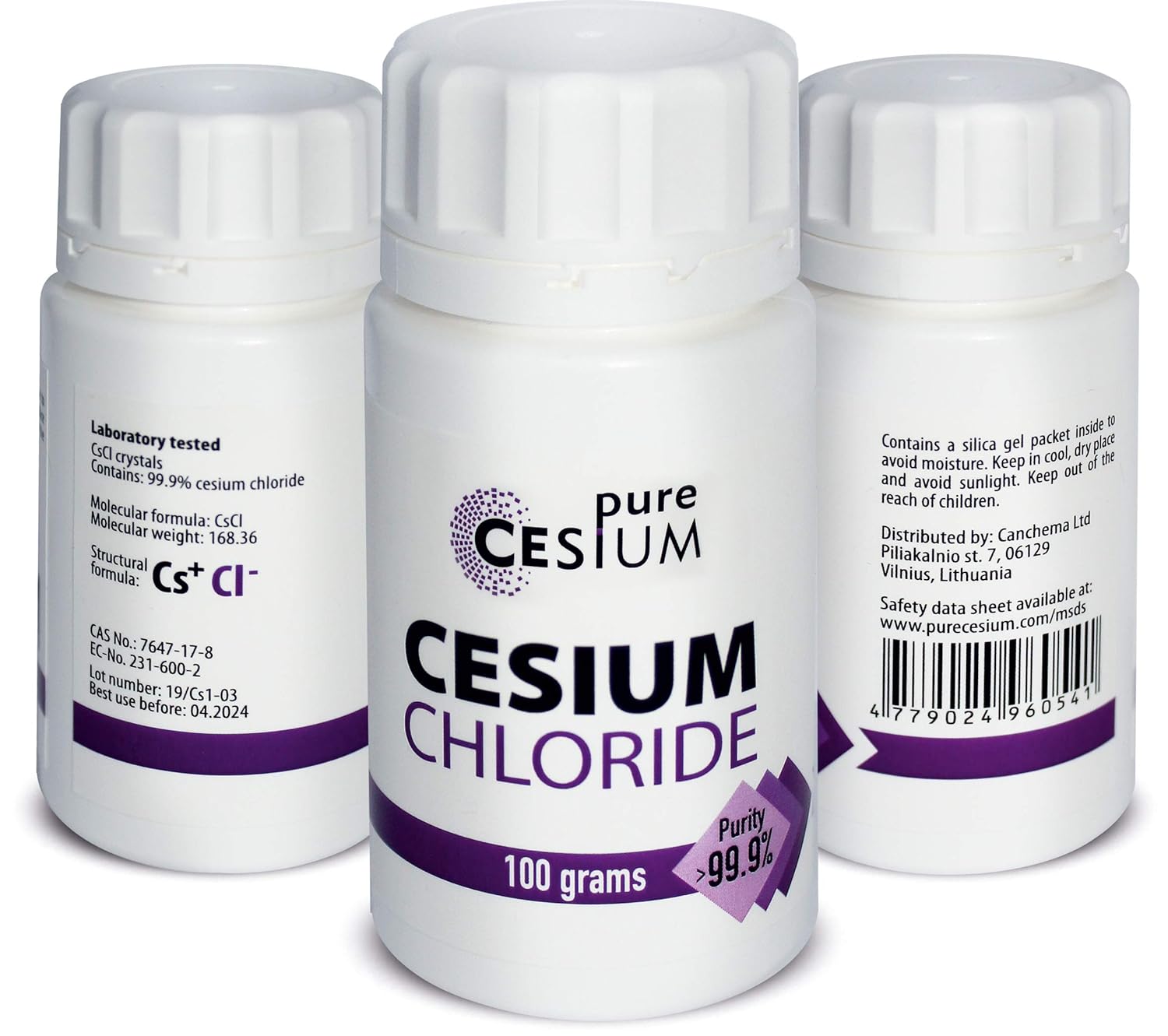 Pure Cesium Chloride Cscl 100g Crystal Powder Purity 99 99 Made In Europe By Pure Cesium Certificate Of Analysis Included Tested In A Certified Laboratory 3 5oz Amazon Ca Industrial Scientific Pure Cesium Chloride Cscl 100g Crystal Powder Purity 99 99 Made In Europe By Pure Cesium Certificate Of Analysis Included Tested In A Certified Laboratory 3 5oz Amazon Ca Industrial Scientific
