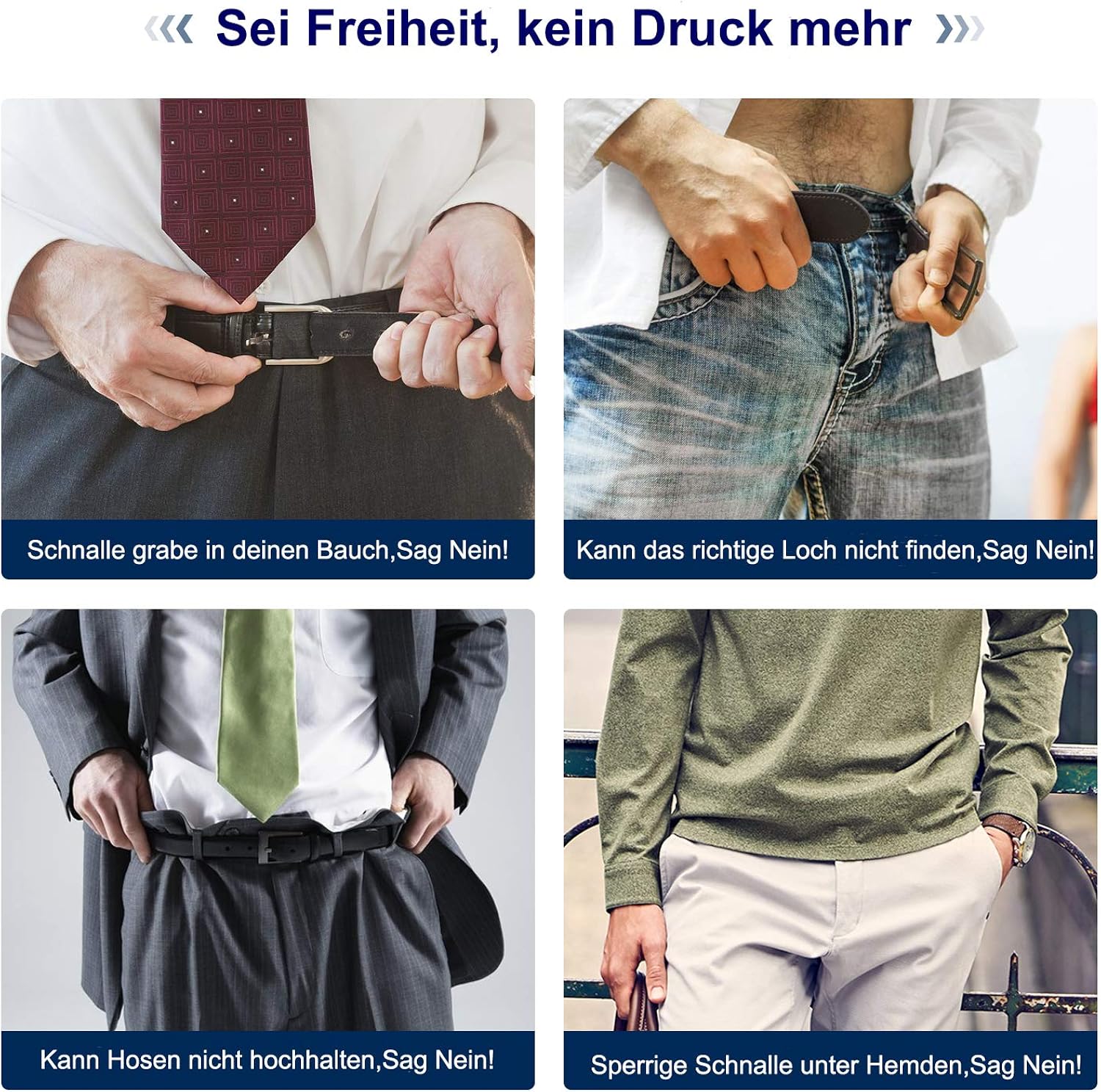 Herren Schnallenloser Gurtel Elastischer Gurtel Ohne Schnalle 3 5cm Breite Herren Schnallenfreier Unsichtbarer Gurtel Fur Jeans Hosen Amazon De Bekleidung