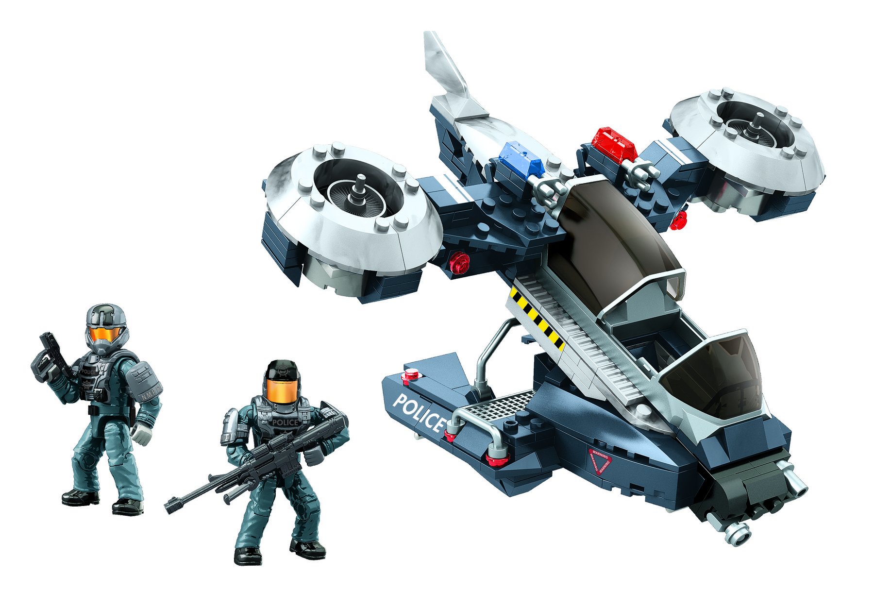 halo mega bloks police
