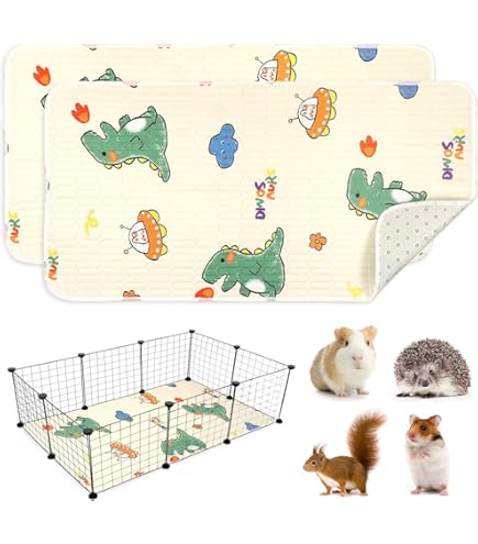 Guinea Pig Toys Guinea Pig Cage Liner Washable ding Mat Reusable