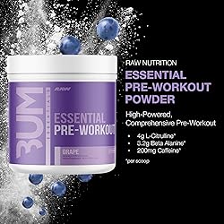 RAW Essential Pre-Workout Powder (Grape) - Chris