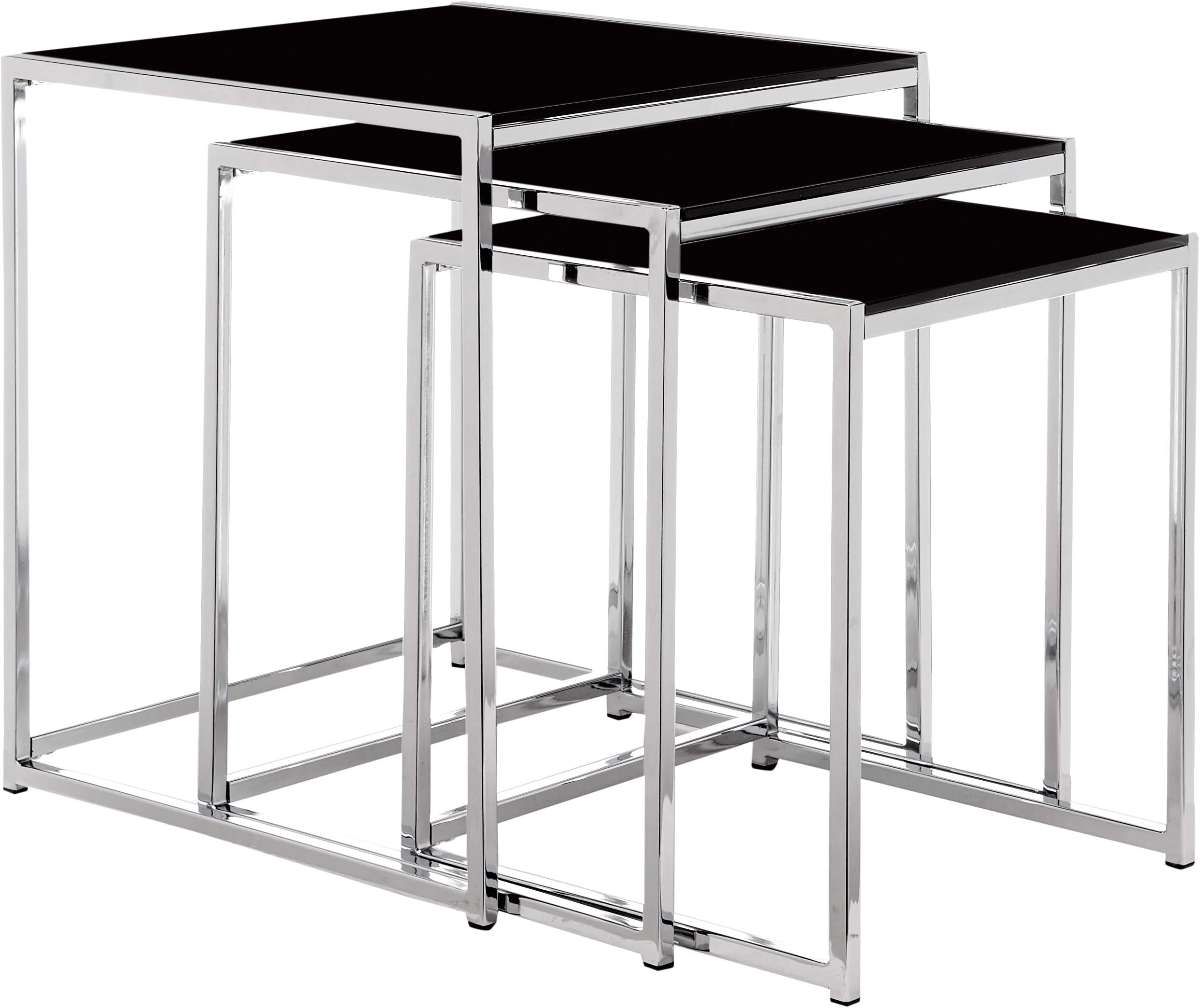 AC Design Furniture, Tables Nest of, Black