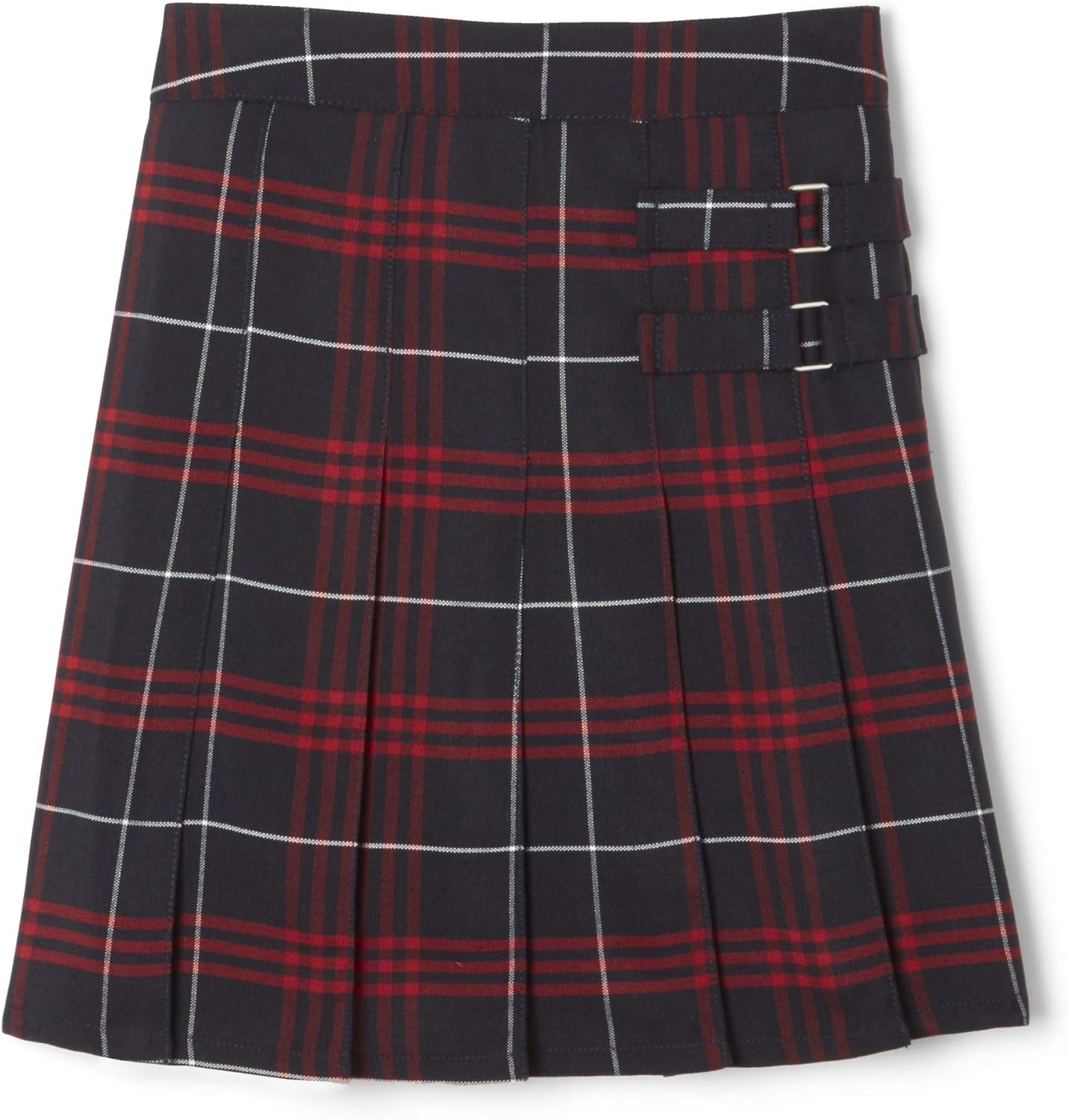 French Toast Girls' Plaid Two-Tab Scooter Skirt: Clothing