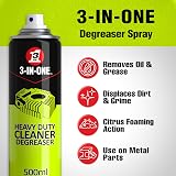 3-IN-ONE Professional Heavy Duty Cleaner Degreaser 500ml Industrial Strength view 2