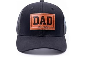 KOLWOVEN Dad Est 2025, Perfect New, First Dad Hat Fathers Day Birthday Gifts from Daughter Son Wife 1st Dad Papa hat