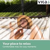 VITA5 Hammock Stand with Sidetable Two Person Heavy Duty 200 kg Beige view 7