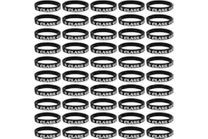 SILENRADAWN Graduation Silicone Wristbands for High School Graduation Ceremony, Nondeforming Fit