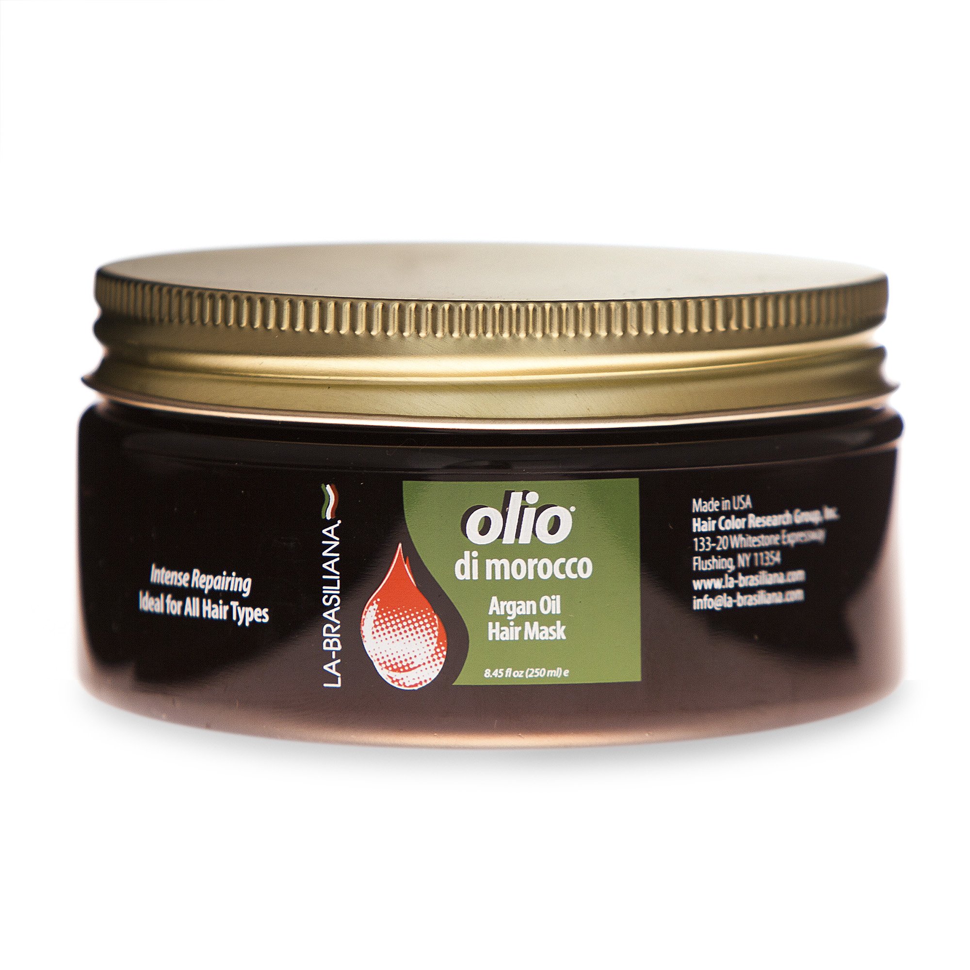 La-Brasiliana Olio Argan Oil Hair Mask - 8.45 Oz