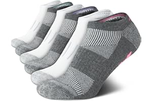 Avia Women's Low Cut Socks - 6 Pack Performance Cushion Comfort No Show Socks - Breathable Athletic Socks for Women (4-9)