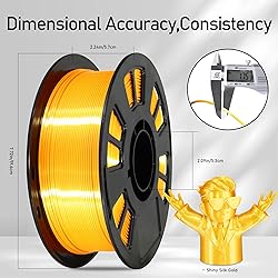 DO3D Silk Gold PLA Satin Shiny 3D Printer
